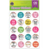 Confetti Words to Inspire Stickers, 120 Stickers Per Pack, 12 Packs