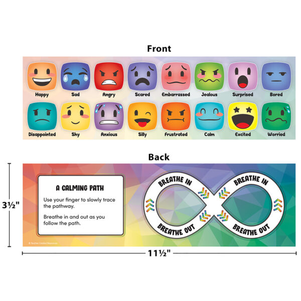 Social-Emotional Mood Meters, 11-1-2" x 3-1-2", 36 Per Pack, 2 Packs