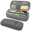 Gray Pencil Case, Pack of 3