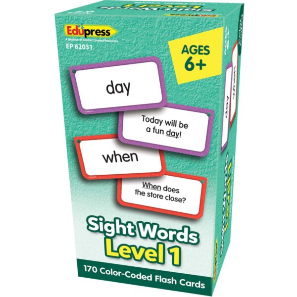 ERSTCR62031.jpg Sight Words Flash Cards - Level 1