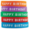 Happy Birthday Wristbands, 10 Per Pack, 6 Packs