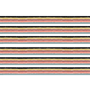 Wonderfully Wild Stripes Straight Border Trim, 35 Feet Per Pack, 6 Packs
