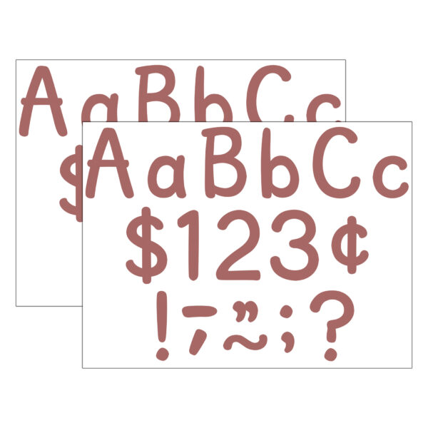 Deep Rose 4" Modern Classic Letters Combo Pack Deep Rose 4" Modern Classic Letters Combo Pack, 257 Pieces Per Pack, 2 Packs