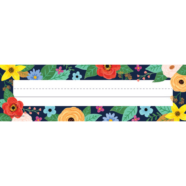 Wildflowers Flat Name Plates Wildflowers Flat Name Plates, 36 Per Pack, 6 Packs