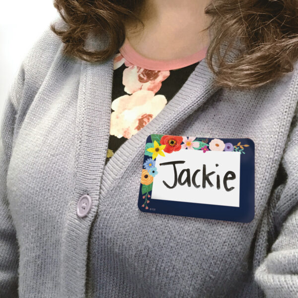 Wildflowers Name Tags-Labels - Multi-Pack, 36 Per Pack, 6 Packs