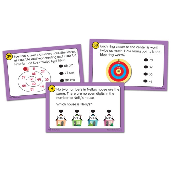 Power Pen Learning Cards: Power Pen Play: Number Puzzles Power Pen Play: Number Puzzles, Grade 2-3