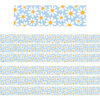 Daisies Straight Border Trim, 35 Feet Per Pack, 6 Packs
