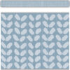 Classroom Cottage Blue Petals Straight Border Trim, 35 Feet Per Pack, 6 Packs