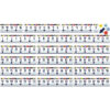Wildflowers Number Line (-20 to +120) Bulletin Board Set, 24 Pieces