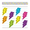 Brights 4Ever Lightning Bolts Straight Border Trim, 35 Feet Per Pack, 6 Packs