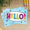 Brights 4Ever Hello Postcards, 30 Per Pack, 6 Packs