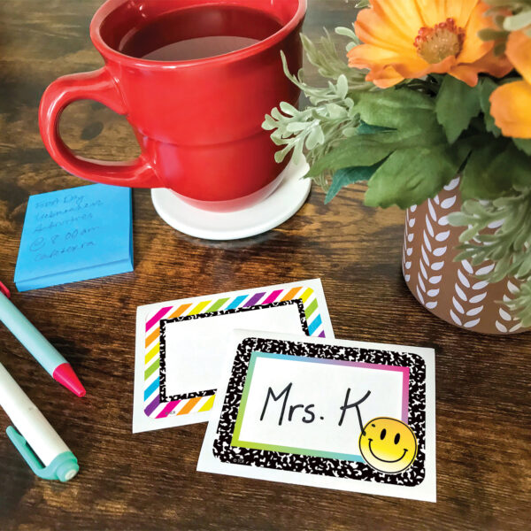 Brights 4Ever Name Tags - Labels - Multi-Pack, 36 Per Pack, 6 Packs