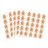 Gingerbread Cookies Stickers, 72 Per Pack, 12 Packs
