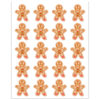 Gingerbread Cookies Stickers, 72 Per Pack, 12 Packs