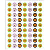 Halloween Pumpkins Mini Stickers, 378 Per Pack, 12 Packs