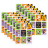 Large Halloween Stickers, 54 Per Pack, 12 Packs