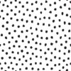 Peel and Stick Decorative Paper Roll, 17-1-2" x 10 ft, Black Painted Dots