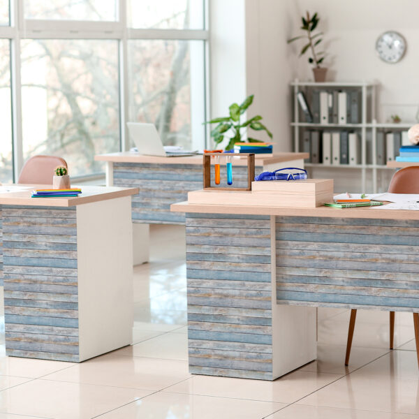 Peel and Stick Decorative Paper Roll, 17-1-2" x 10 ft, Beachwood