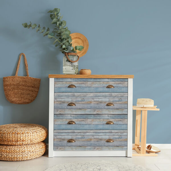 Peel and Stick Decorative Paper Roll, 17-1-2" x 10 ft, Beachwood