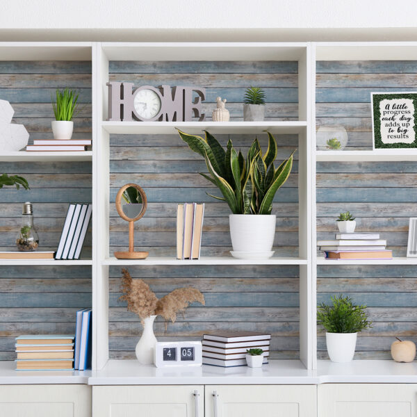 Peel and Stick Decorative Paper Roll, 17-1-2" x 10 ft, Beachwood