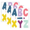 Oh Happy Day 7" Fun Font Letters Oh Happy Day 7" Fun Font Letters, 120 Per Pack, 3 Packs