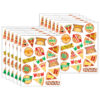 Pizza Stickers, 120 Per Pack, 12 Packs