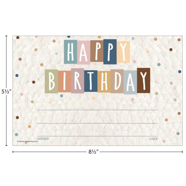 Everyone is Welcome Happy Birthday Awards, 30 Per Pack, 6 Packs