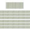 Classroom Cottage Sage Green Stripes Straight Border Trim, 35 Feet Per Pack, 6 Packs