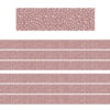 Classroom Cottage Vintage Rose Dots Straight Border Trim, 35 Feet Per Pack, 6 Packs