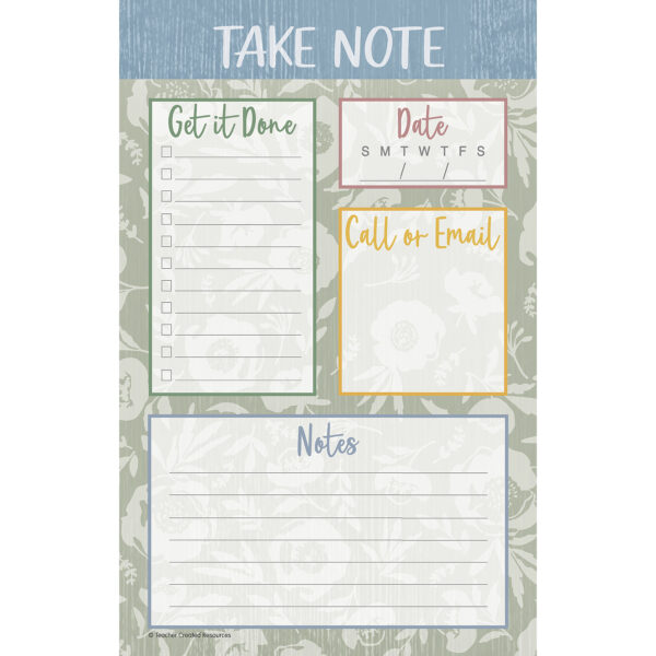 Classroom Cottage Notepad Classroom Cottage Notepad, 50 Sheets, Pack of 12