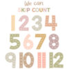 Terrazzo Tones Skip Counting-Multiples Jumbo Numbers Bulletin Board Set, 17 Pieces