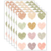 Terrazzo Tones Hearts Mini Accents, 36 Per Pack, 6 Packs