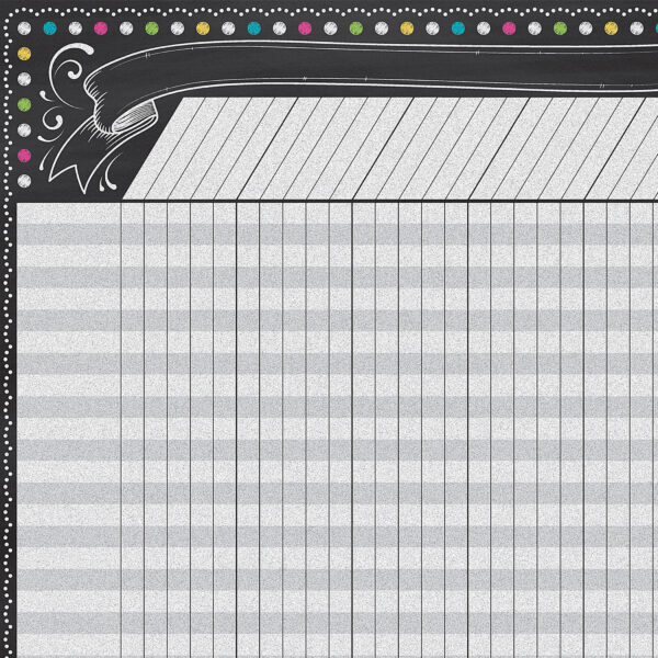 Chalkboard Brights Incentive Chart, Pack of 6