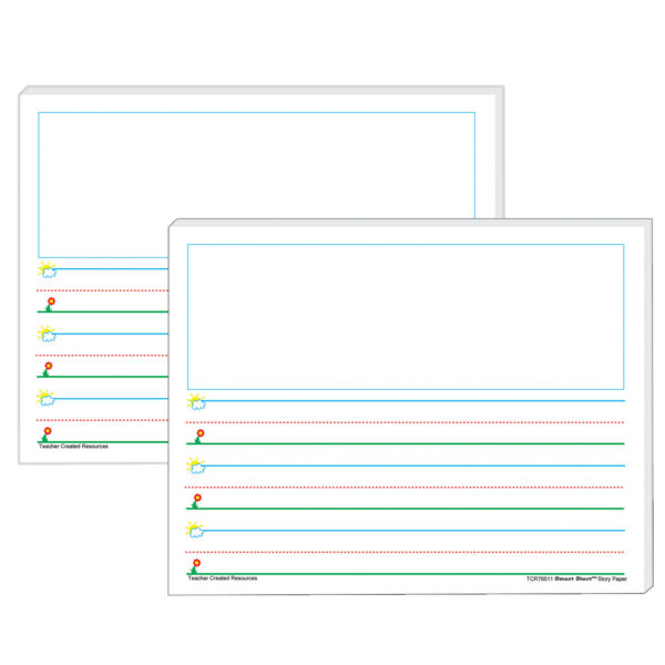 Smart Start K-1 Story Paper: 100 Sheets Per Pack, 2 Packs