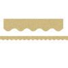 Gold Glitz Scalloped Border Trim, 35 Feet Per Pack, 3 Packs