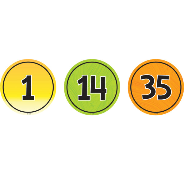Brights 4Ever Numbers Magnetic Accents Brights 4Ever Numbers Magnetic Accents, 42 Per Pack, 3 Packs