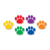 Colorful Paw Prints Magnetic Accents, 18 Per Packs, 3 Packs
