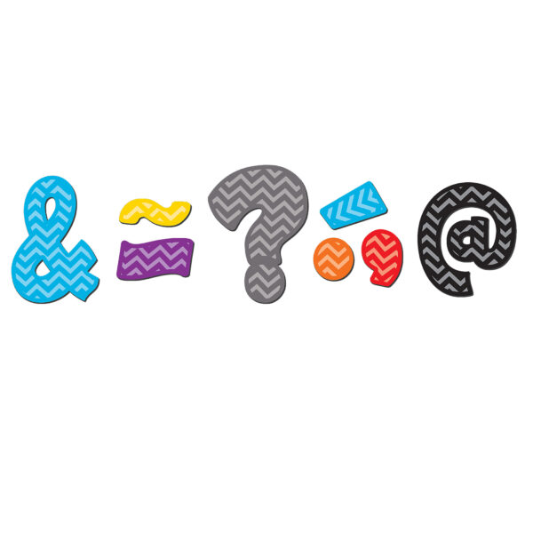 ERSTCR77213_2.jpg Chevron Funtastic Font 3" Magnetic Letters, 67 Pieces