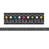 Chalkboard Brights Magnetic Strips, 12 Feet Per Pack, 6 Packs
