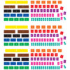 Fraction Tiles Magnetic Accents Fraction Tiles Magnetic Accents, 66 Pieces Per Pack, 3 Packs