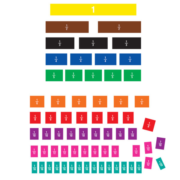 ERSTCR77245-3_1.jpg Fraction Tiles Magnetic Accents, 66 Pieces Per Pack, 3 Packs