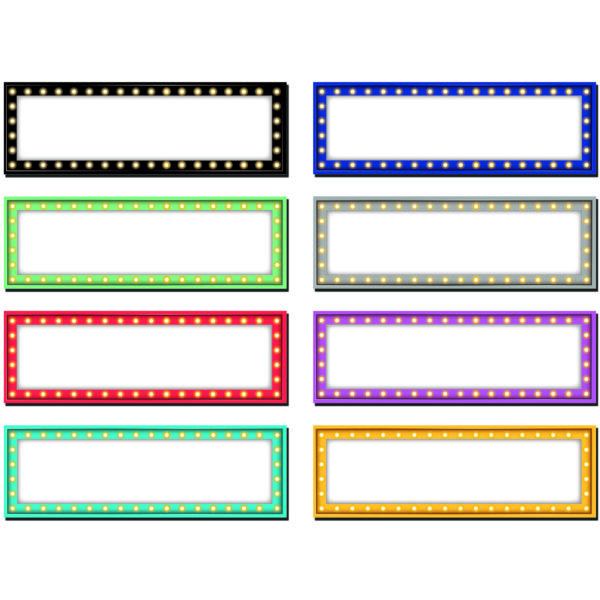 Marquee Labels Magnetic Accents, 20 Per Pack, 3 Packs