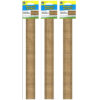 Burlap Design Magnetic Border, 24 Feet Per Pack, 3 Packs