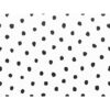 Fun Size Better Than Paper Bulletin Board Roll Black Painted Dots on White, Pack of 2