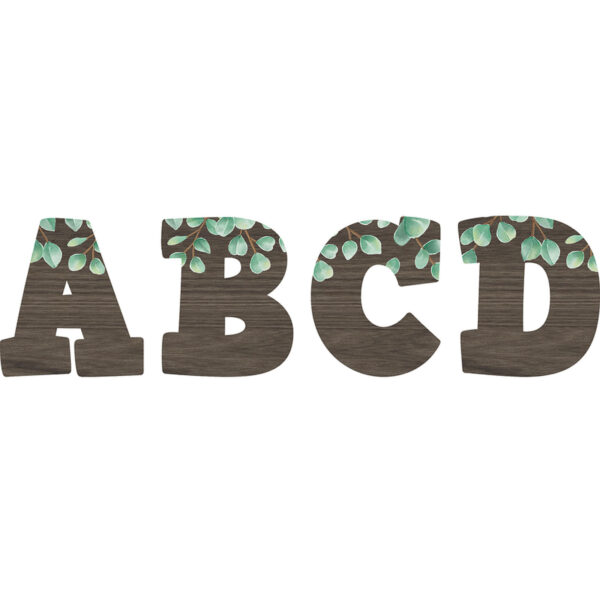 ERSTCR77485_1.jpg Eucalyptus Bold Block 3" Magnetic Letters