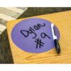 ERSTCR77551-2_1.jpg Spot On Dry-Erase Desktop Writing Spots Bright Circles - 7", 6 Per Pack, 2 Packs