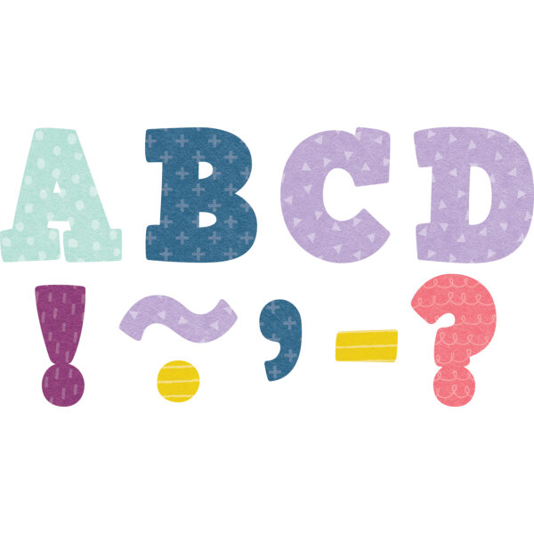 Oh Happy Day Bold Block 3" Magnetic Letters Oh Happy Day Bold Block 3" Magnetic Letters, 55 Pieces