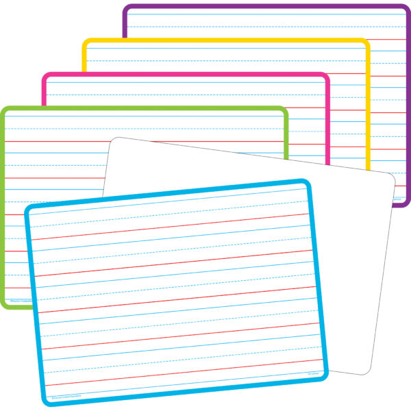 ERSTCR77889.jpg Double-Sided Writing Dry Erase Boards, Pack of 10