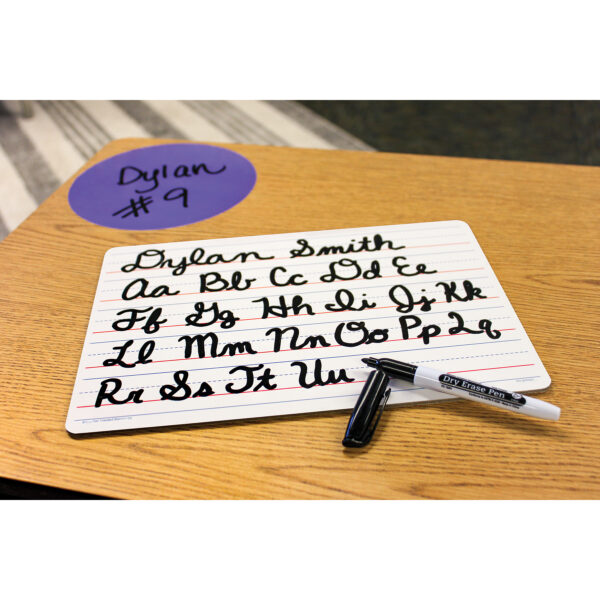 Double-Sided Writing Dry Erase Boards Double-Sided Writing Dry Erase Boards, Pack of 10
