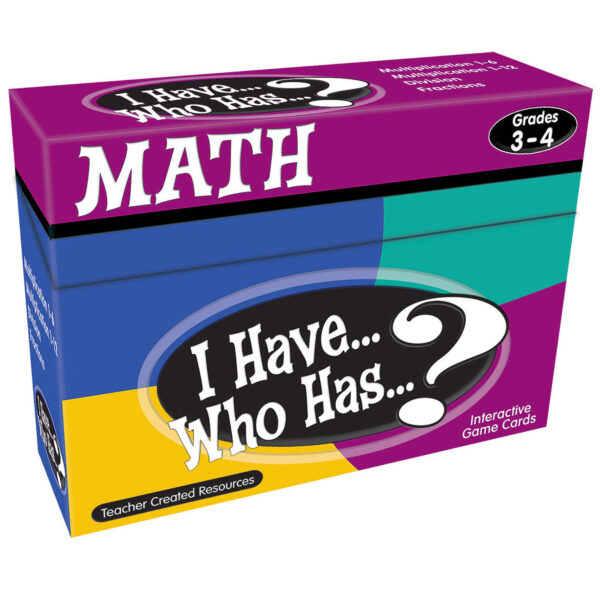 ERSTCR7819.jpg I Have, Who Has Math Game, Grade 3-4